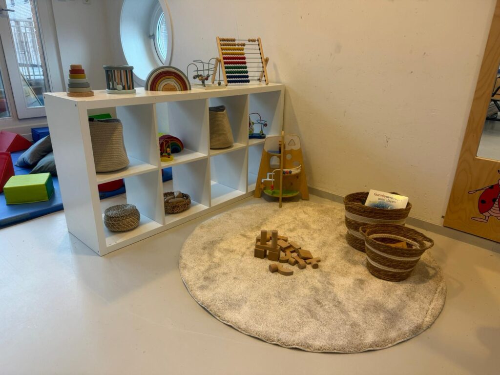 Mooie speelhoek bij Zo aan de Palmyraplaats